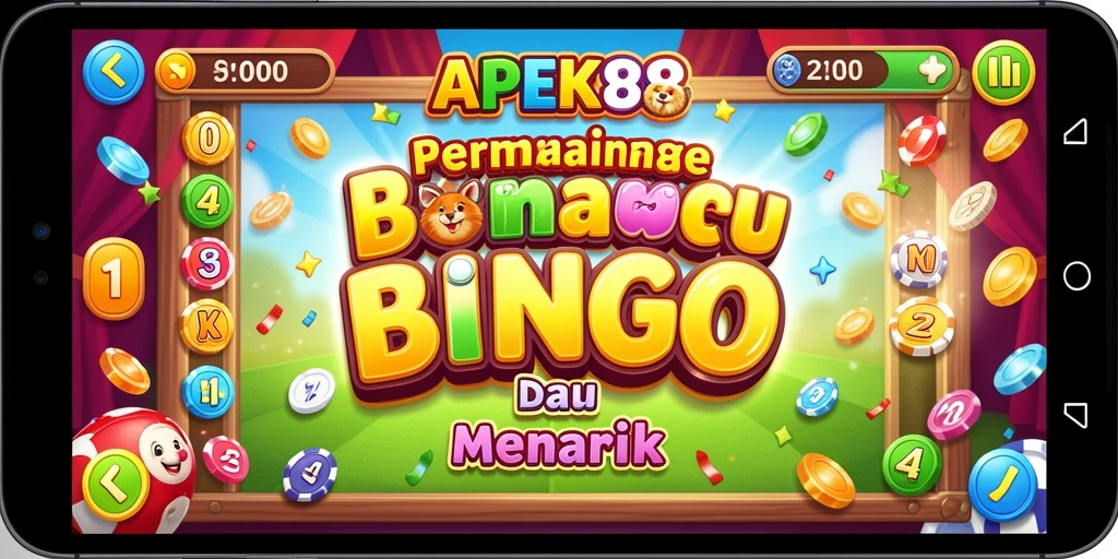Screenshot APEK88 menampilkan gameplay Bingo yang menarik dan interaktif.