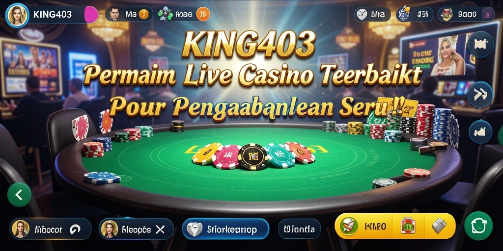 Gameplay Live Casino yang mendebarkan di KING403.