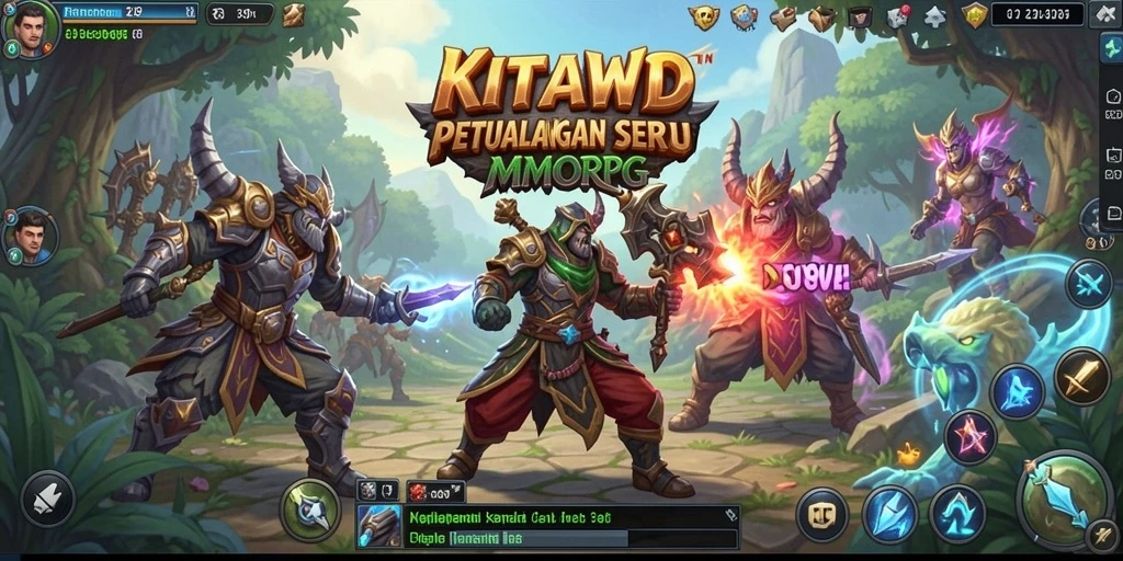 Tampilan gameplay epik dalam dunia <strong>KITAWD</strong> yang penuh petualangan.