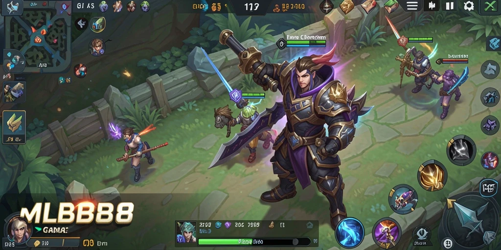 Gameplay menarik dan seru dari MLBB8 saat dimainkan.