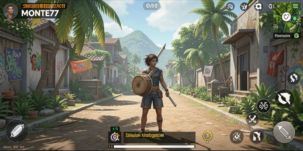 Tampilan gameplay MONTE77 yang menarik dan interaktif.