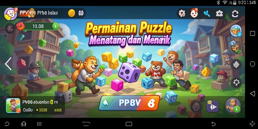 Tampilan gameplay PPV88 yang seru dan penuh warna.