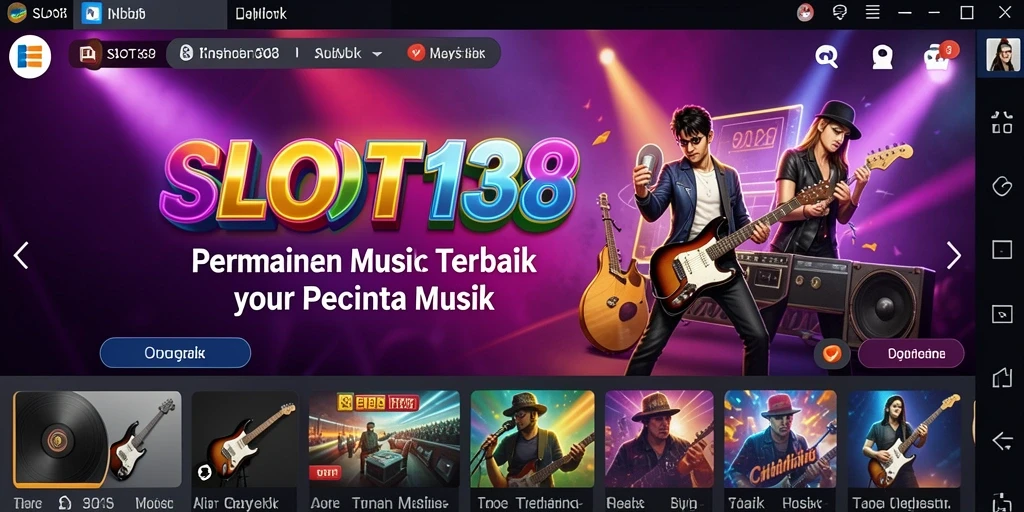 Tampilan menarik dari gameplay musik di SLOT138.
