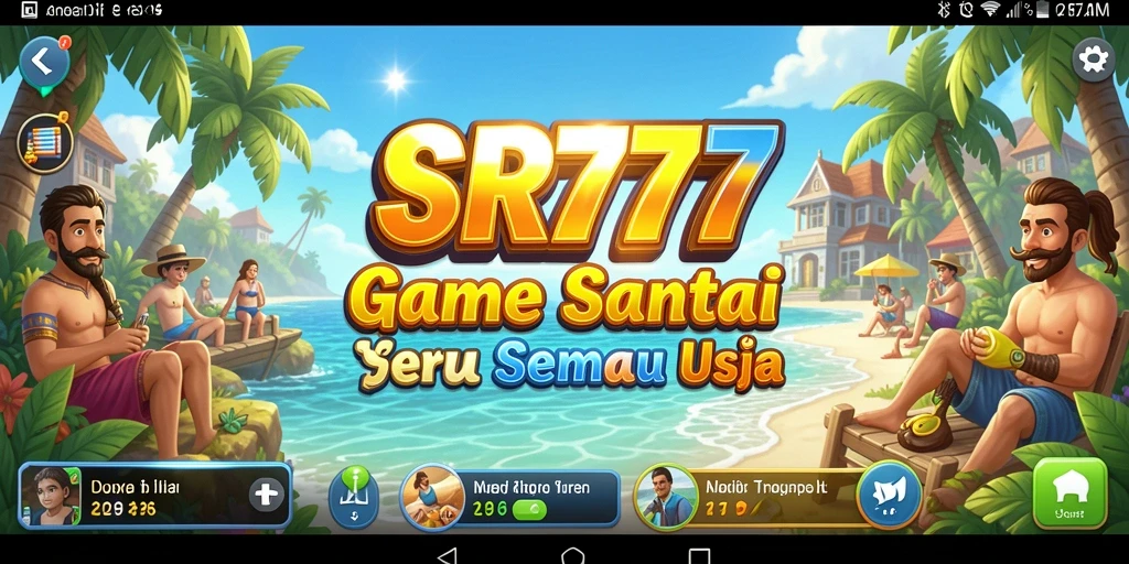Tampilan gameplay SR777 yang seru dan penuh warna.